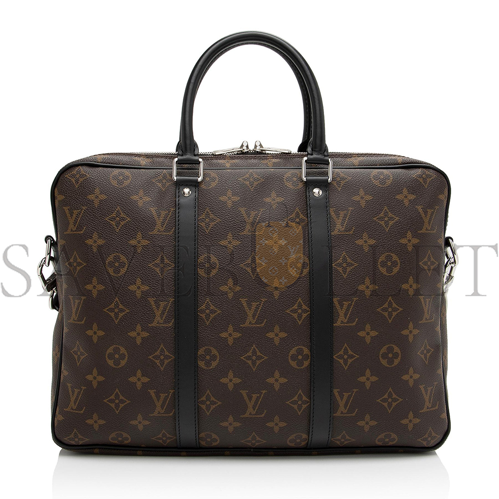 l**is V*t*n monogram canvas porte documents voyage pm messenger bag m40226 (41*31*7cm)